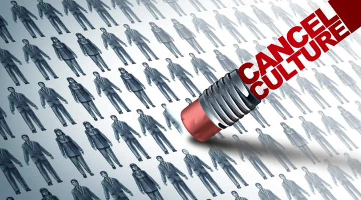 Илюстрация как Cancel културата в социалните мрежи се отразява на онлайн репутацията